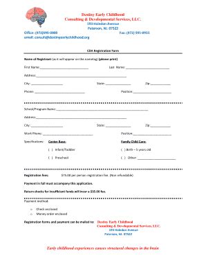 cda downloadable forms|Registration .
